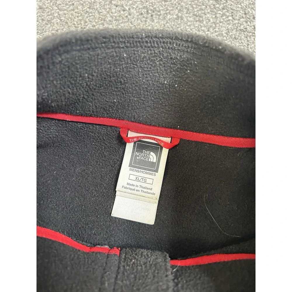 The North Face TKA Stealth Full Zip Fleece Jacket Black Mens Size XL Outdoors‎